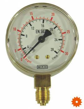 Manometer voor reduceerventiel Argon - WP58521 