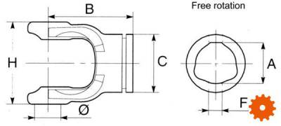 Profielbuisgaffels SFT - 204S76855 