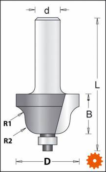 HM frees met kogellager - Romeinse Ogief - 754024 