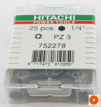 Bits Pozidrive Hikoki - 752278 