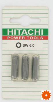Bits zeskant inbus Hitachi - 752347 