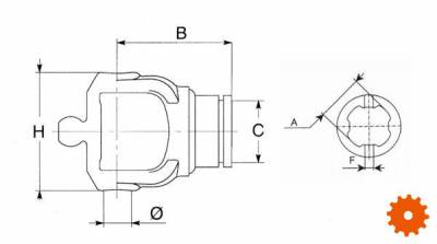 Groothoekkoppeling S6 - CS4GWW49WR7 