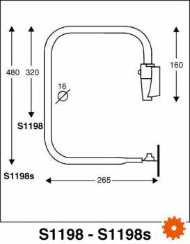 Spiegelarm - CA3001198S 