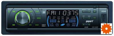 Autoradio met CD speler - CR210GP -  kan ook MP3 afspelen via USB opening 
