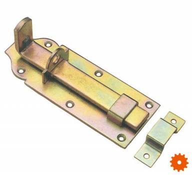 Hangslotschuif vlak RVS - HS010912RVS 