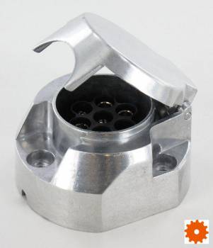 Stekkerdoos 7-pol. metaal - LA403027 