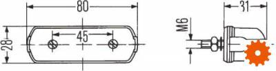 Kentekenverlichting - 2KA003168021 