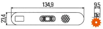 Stekkerhuis 6 P. Fem. - LA89014KR 