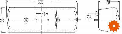 Achterlicht 330 x 95mm - 2SD001688171 