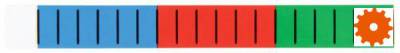 Sticker schaalverdeling - 309530 
