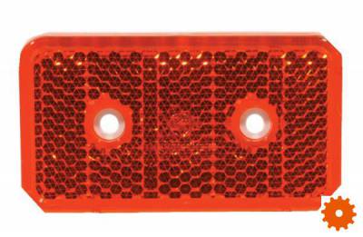 Reflector rechthoekig rood - 310009000 