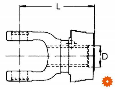 Gaffels met QS-snelsluiting - W-serie / Power Drive - 208300 