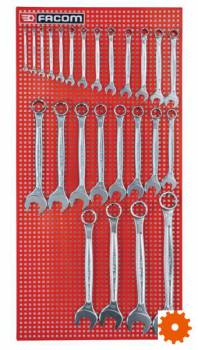 25 dlg. steekringsl.set op wandbord - 25 dlg. steekringsl.set op wandbord -