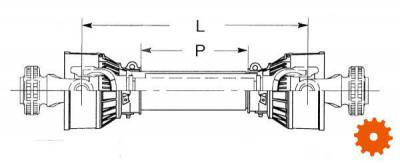 Bescherming cpl. GR.8 860mm - 5F08086FFFX 