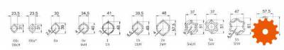 Profielbuizen standaard 1,4 m -  