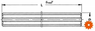 Profielaseinden volprofiel - EDS61620A 