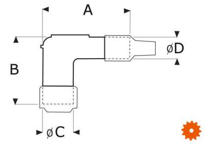 Bougiedop NGK - FGP453226 