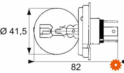 Gloeilampen P45t - GL13620 