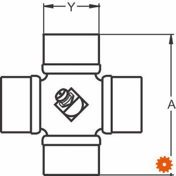 Kruisstuk Kruisstuk Sft-S1 54x - 4120B0012R50 